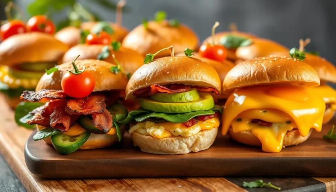 Ultimate Breakfast Slider Recipes: Cheesy & Delicious