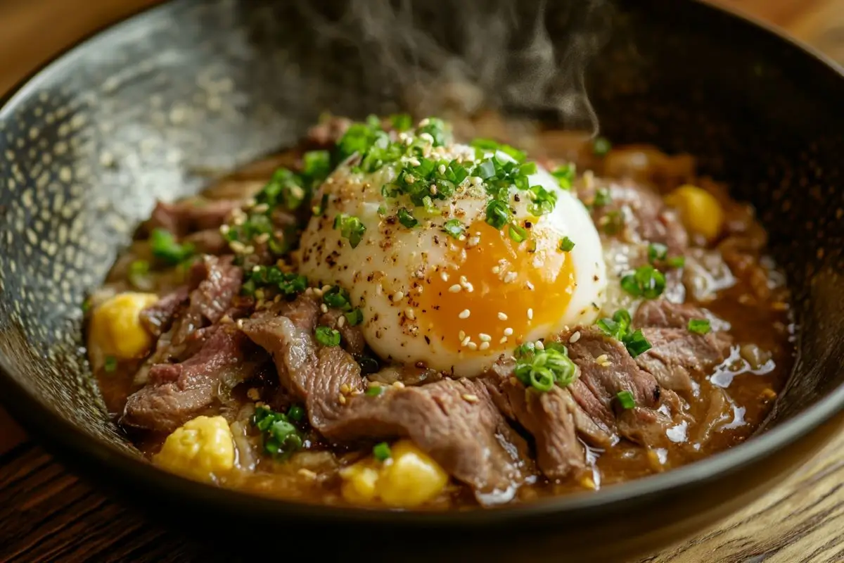 How to Make Gyudon Japanese Beef Bowl