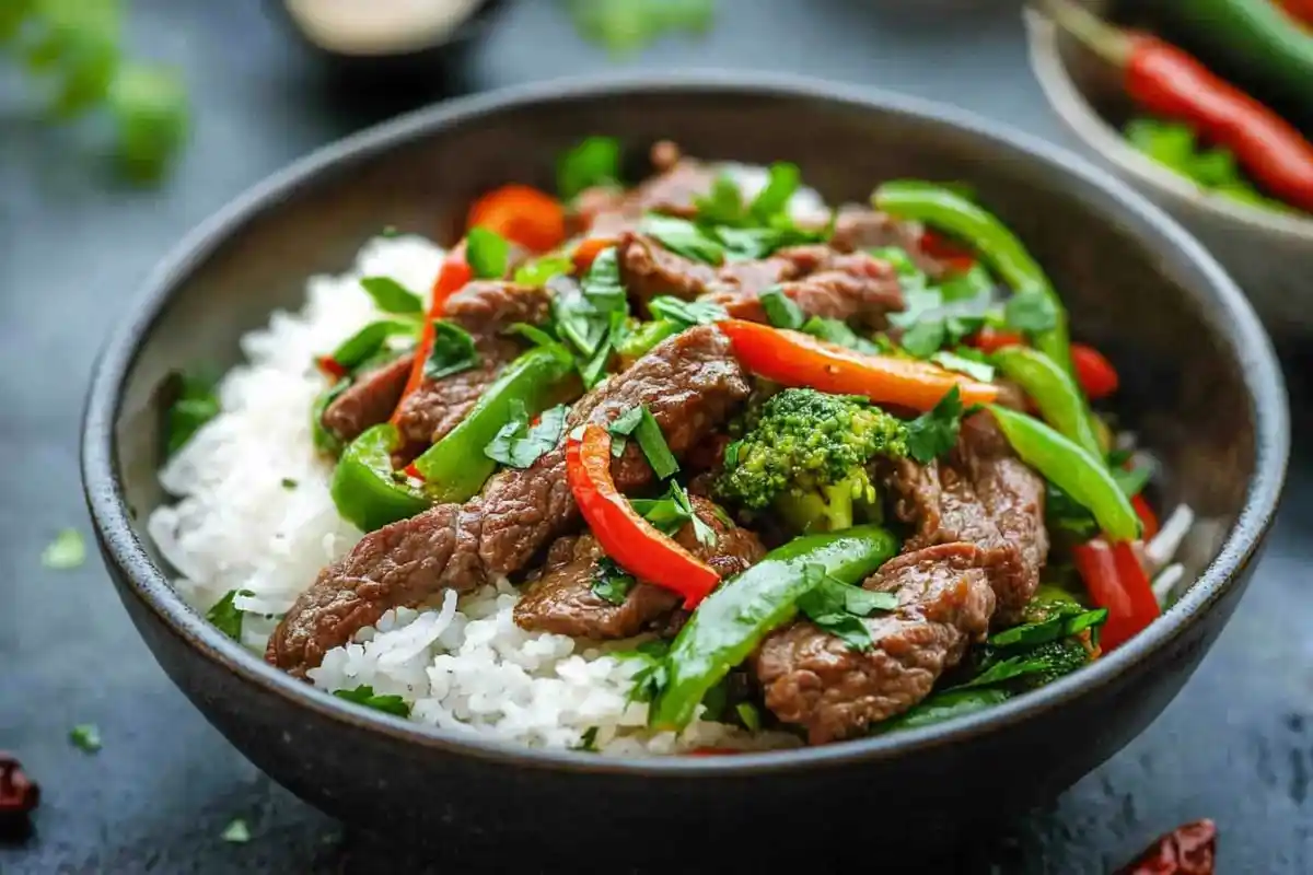 How to Prepare Beef Pepper Rice