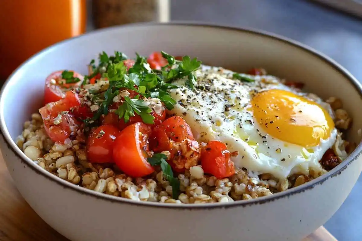 Nutritional Value of a Barley Breakfast Bowl